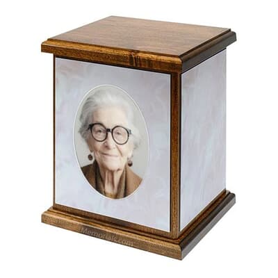Heavens Clouds Photo Cremation Urn