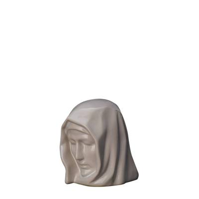 Holy Mother White Mini Urn