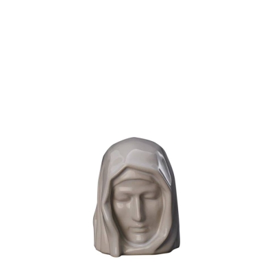 Holy Mother White Mini Urn