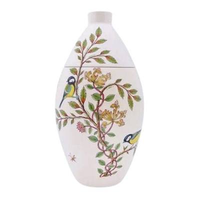 Honeysuckle Ceramic Cremation Urn