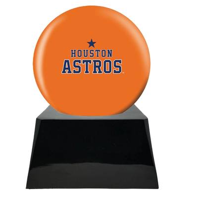 Houston Astros Baseball Sphere Cremation Urn