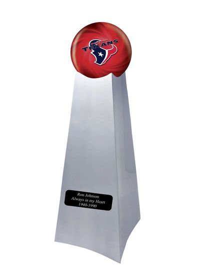 Houston Texans Football Trophy Cremation Urn