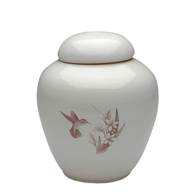 Peaceful Hummingbirds Medium Cremation Urn