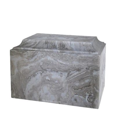 Icy Cultured Marble Keepsake Urn