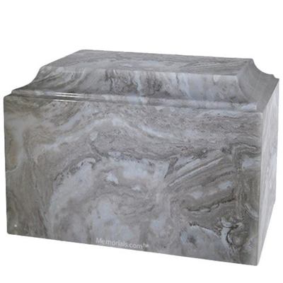 Icy Cultured Marble Urn