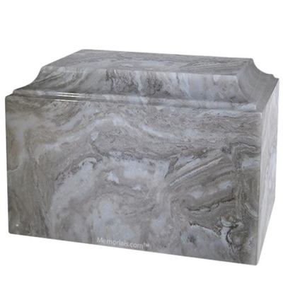 Icy Cultured Marble Urns