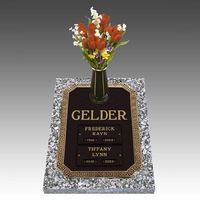 Imperial Companion Cremation Grave Marker 16 x 24