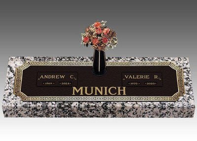 Imperial Companion Cremation Headstone 56 x 16