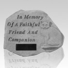 Cat Friend Memorial Grave Stone