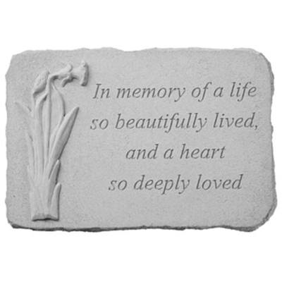 In Memory Memorial Stone