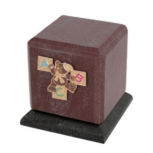 Graceful Rosso ABC Teddy Cremation Urn