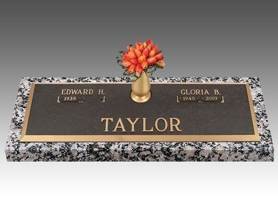 Infinity Classic Bronze Headstone 36 x 13