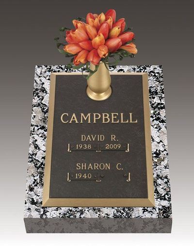 Infinity Classic Deep Bronze Headstone