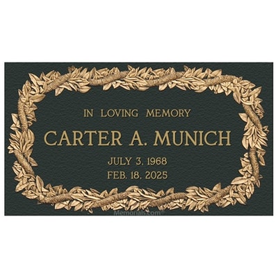 Infinity Hawaiian Bronze Plaque 28 x 16