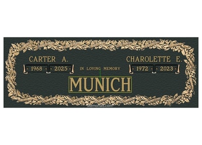 Infinity Hawaiian Bronze Plaque 36 x 13