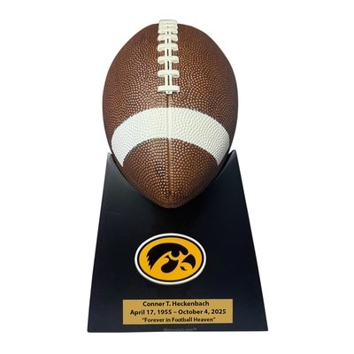 Iowa Hawkeyes Football Cremation Urn