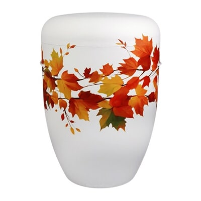 Ivory Autumn Biodegradable Cremation Urn
