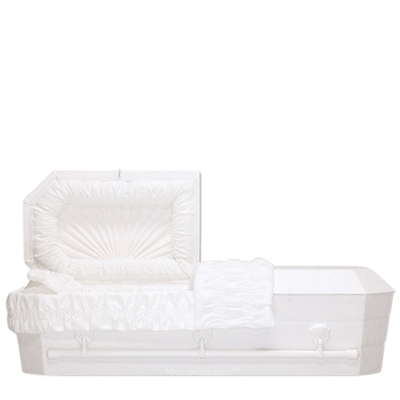 Ivory Eternity Large Child Casket
