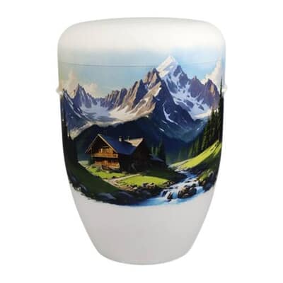 Ivory Mountain Cottage Biodegradable Urn