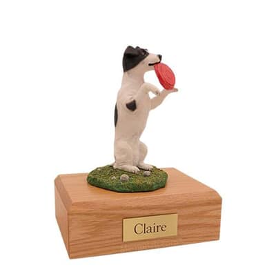 Jack Russell Terrier Playing Large Dog Urn