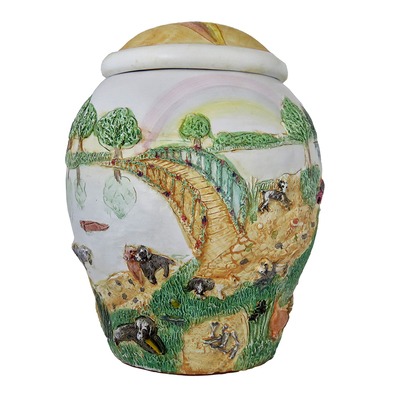 Rainbow Bridge Dog Cremation Urn