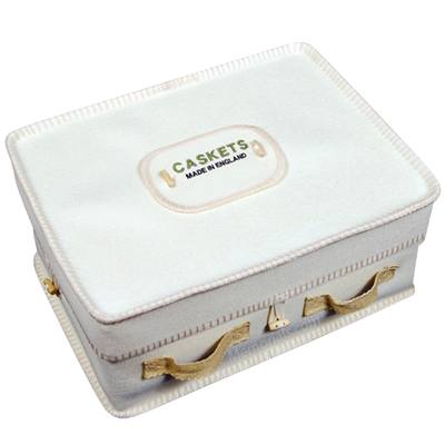 Infant Natural Large Woolen Casket