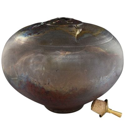 Kikiman Raku Cremation Urn For Two