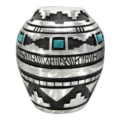 Kingsman Turquoise Cremation Urn