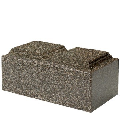 Kodiak Brown Granite Companion Cremation Urn