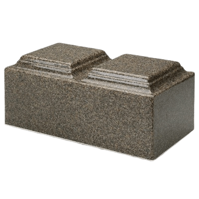 Kodiak Brown Granite Companion Cremation Urn