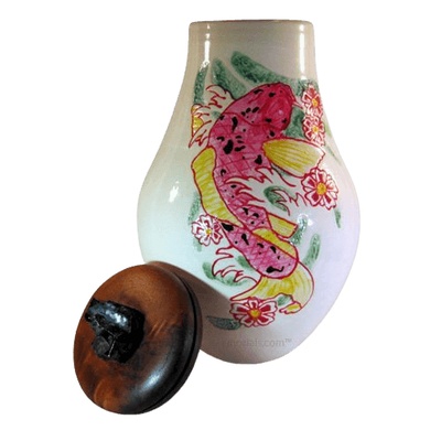 Koi Fish Cremation Urn