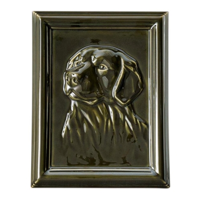 Labrador Olive Ceramic Urn