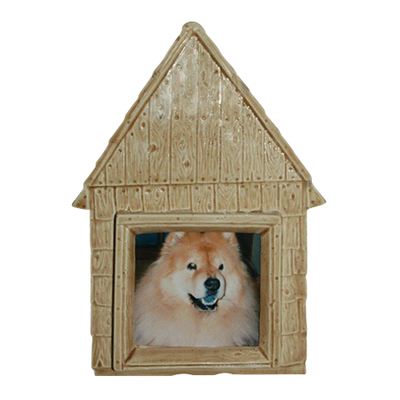 Large Dog House Ceramic Urn