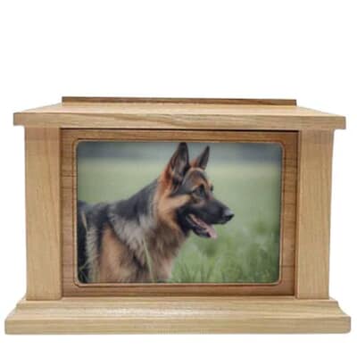 Large Cherry Rectangle Picture Pet Urn