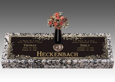 Large Companion Bronze Headstone 60 x 20