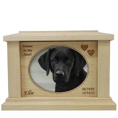 Large Maple Forever Picture Pet Urn