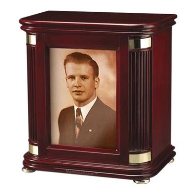 Laudation Photo Wood Cremation Urn