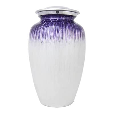 Lavender Rain Cremation Urn