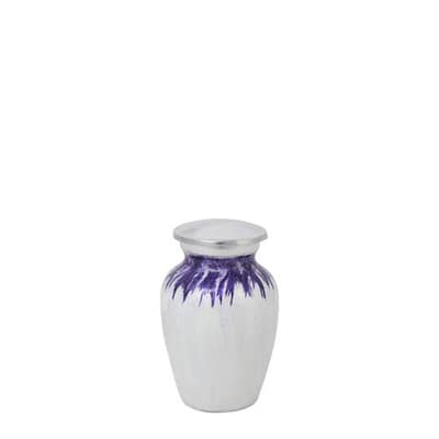 Lavender Rain Keepsake Cremation Urn