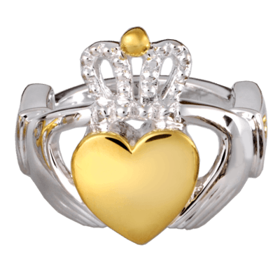 Love Claddagh Cremation Ring IV