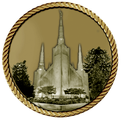 LDS Portland Temple Medallion