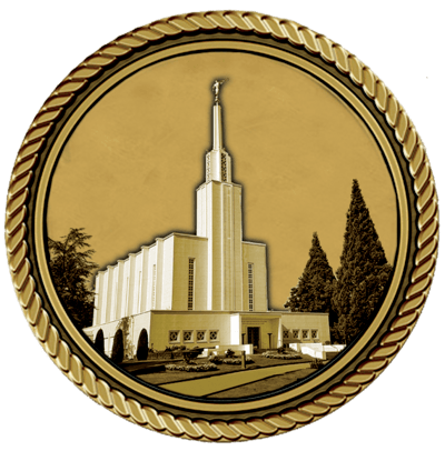 LDS Swiss Temple Medallion