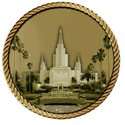 LDS Temple Oakland Medallion
