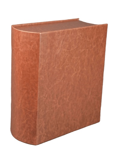 Leather Book Scattering Urn