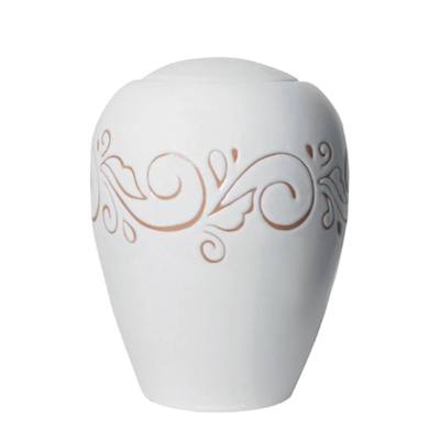 Lecce Medium Ceramic Cremation Urn