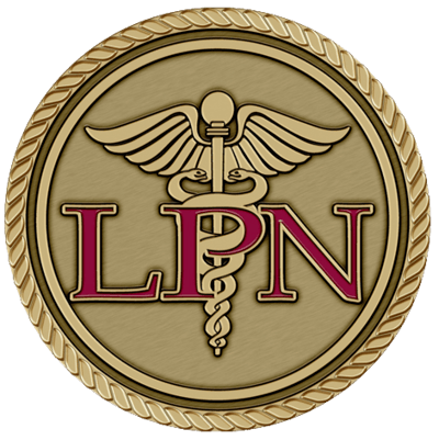 Licensed Practical Nurse Medium Medallion