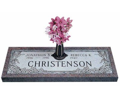 Life After Living Granite Headstone 36 x 12