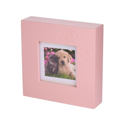 Light Pink Small Photo Frame Pet Cremation Urn