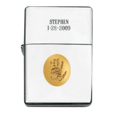 Zippo Print 14k Yellow Gold Keepsake