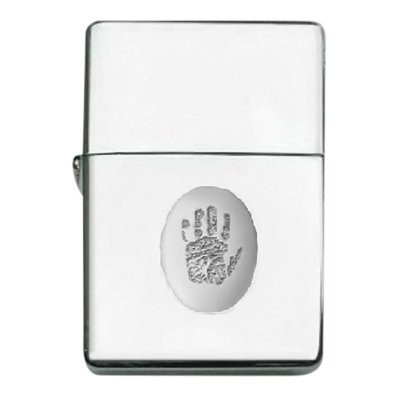 Zippo Print Sterling Silver Keepsake